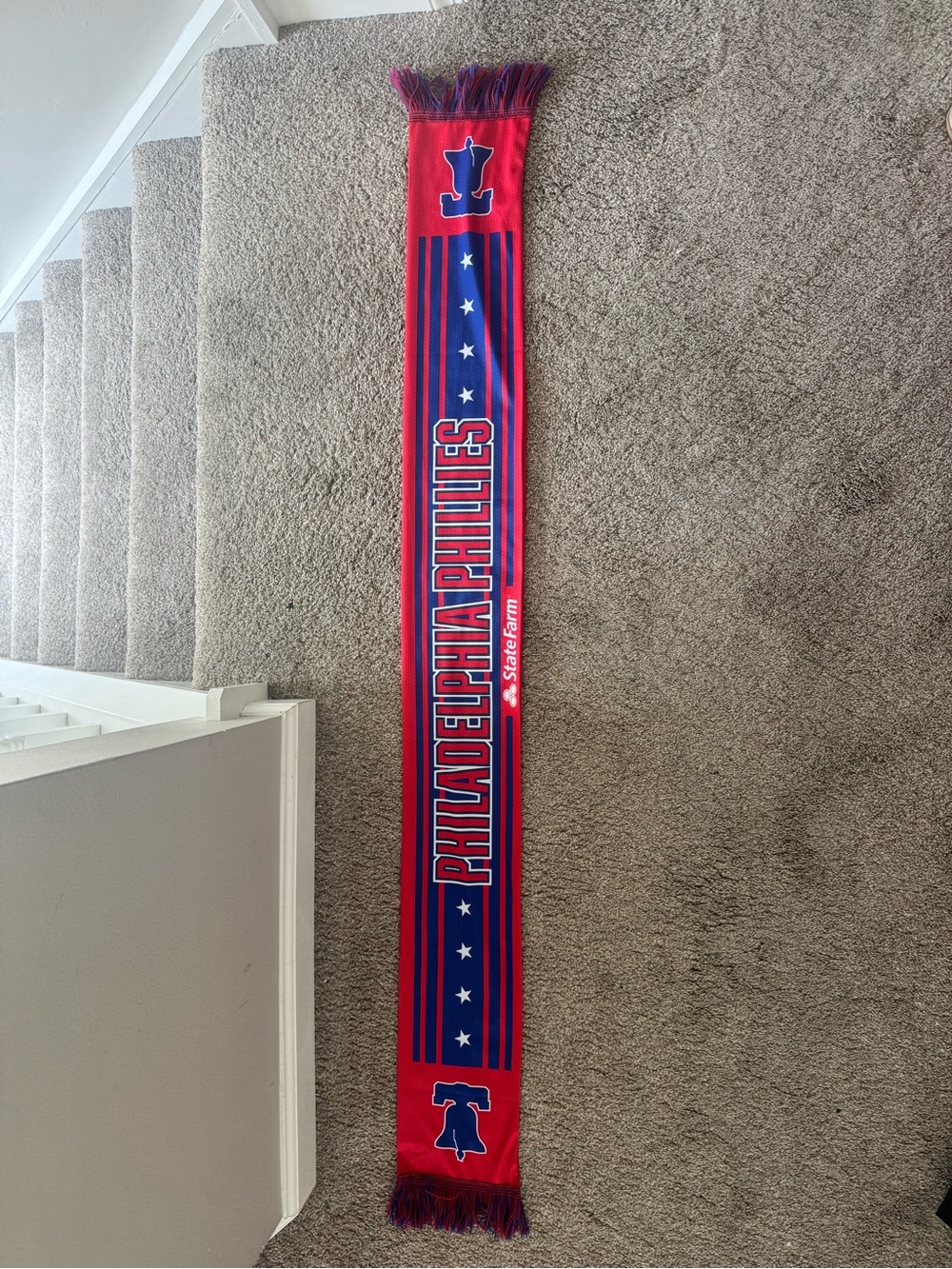 Philadelphia Phillies Red & Blue Fan Scarf